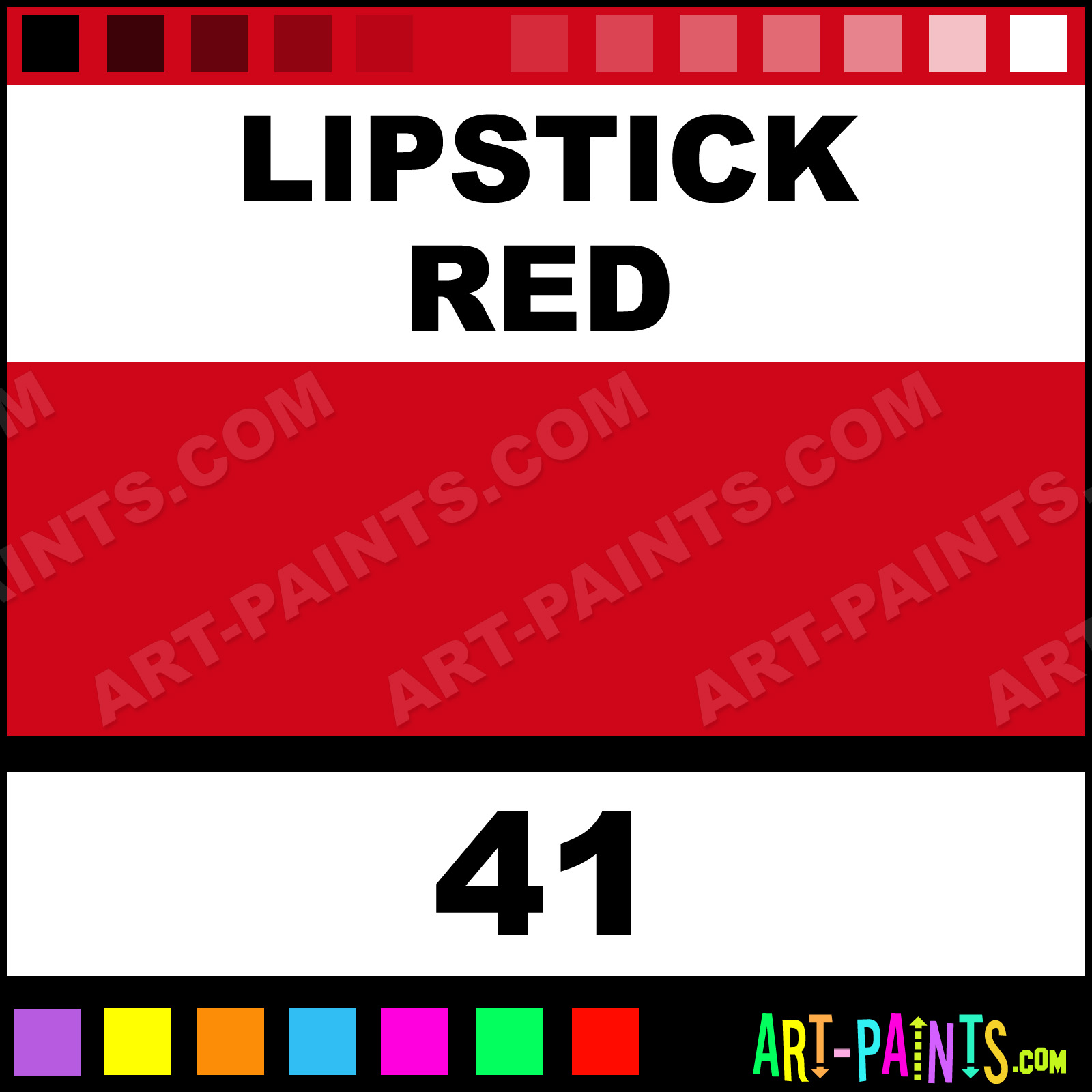Lipstick Red Bottle Tattoo Ink Paints - 41 - Lipstick Red Paint, Lipstick Color, Eternal Ink Bottle CE0518 - Art-Paints.com