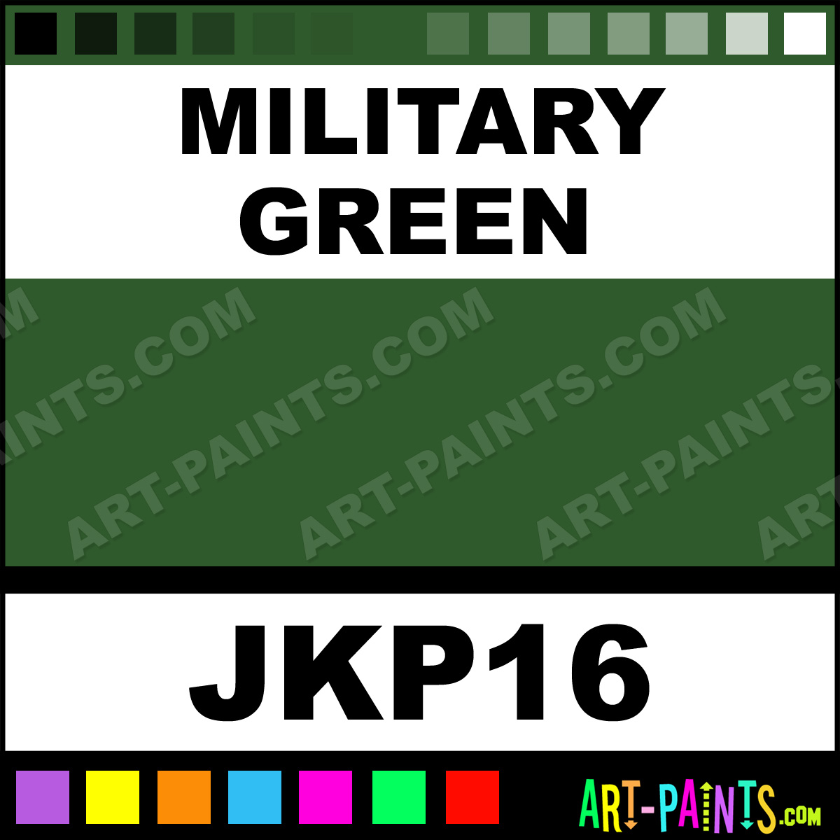 Military Green Pure Powder Tattoo Ink Paints JKP16 Military Green