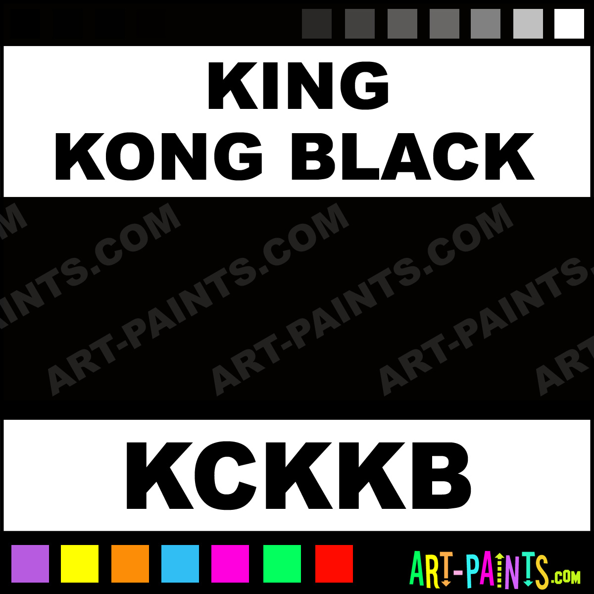 King Kong Black Paint KCKKB by