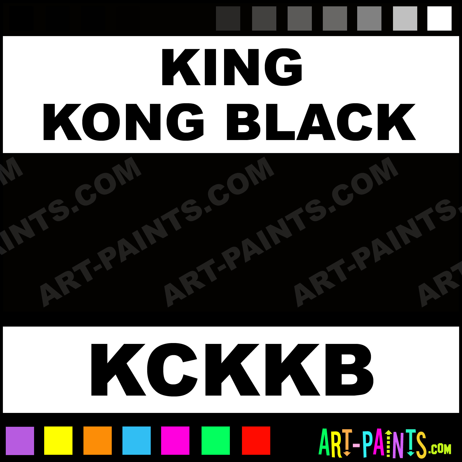 King Kong Black Paint