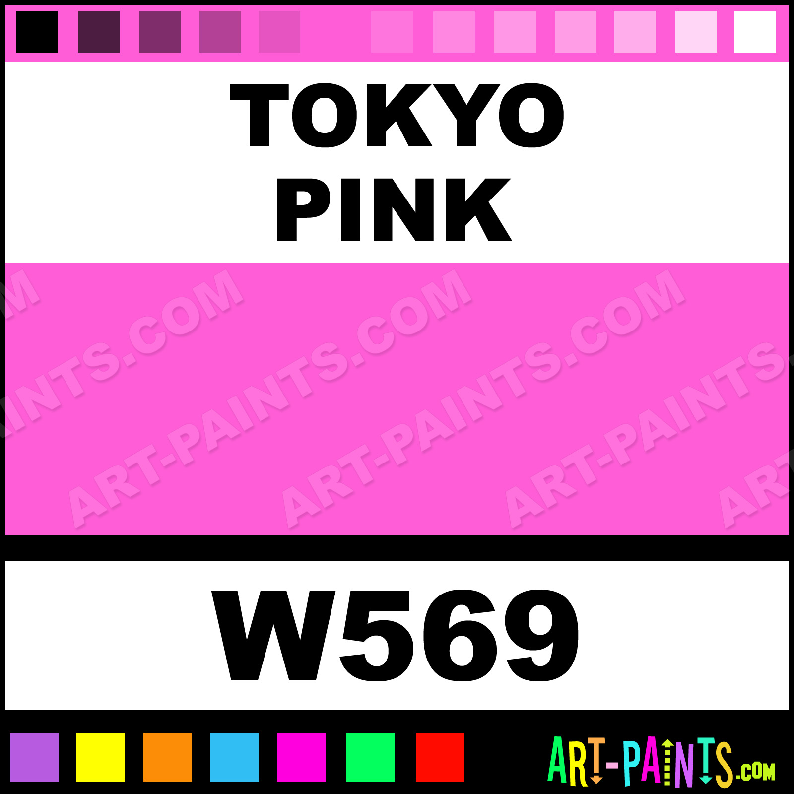 Tokyo Pink Specialty Tattoo Ink Paints - w569 - Tokyo Pink Paint