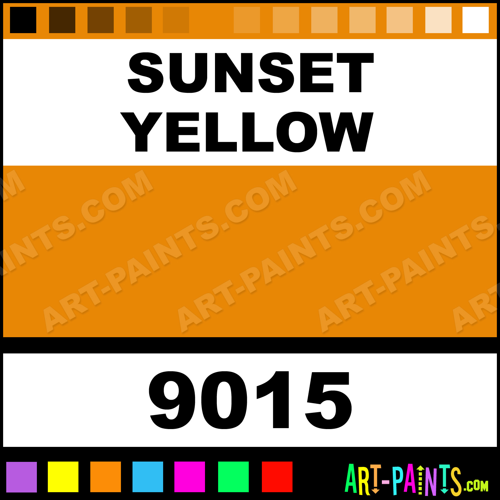 Sunset Yellow Tattoo Colors Tattoo Ink Paints - 9015 - Sunset Yellow