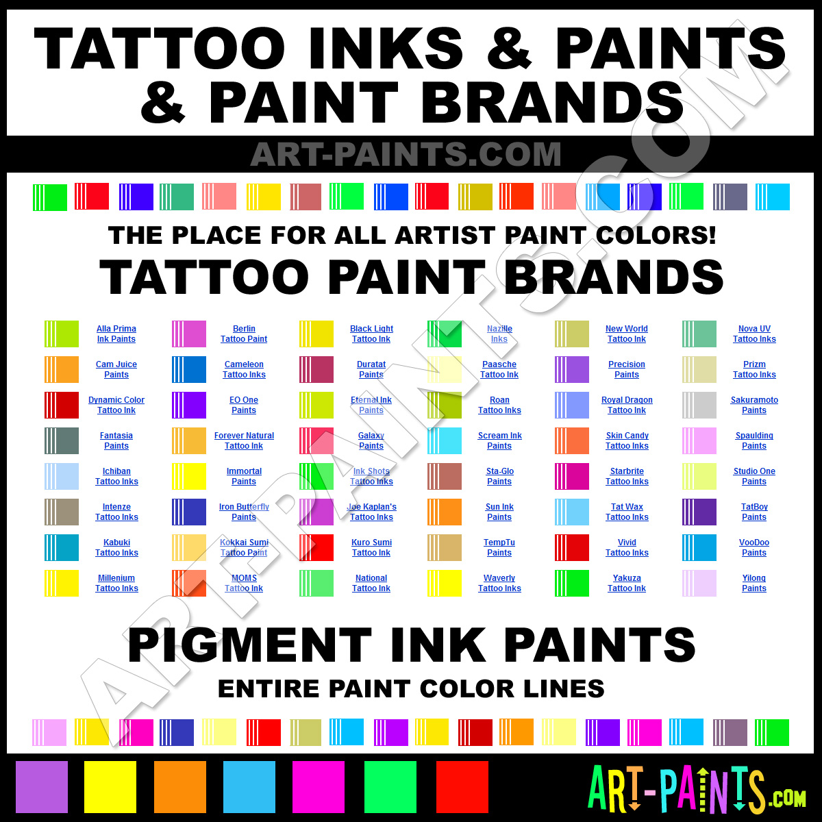 Tattoo Inks for Artists