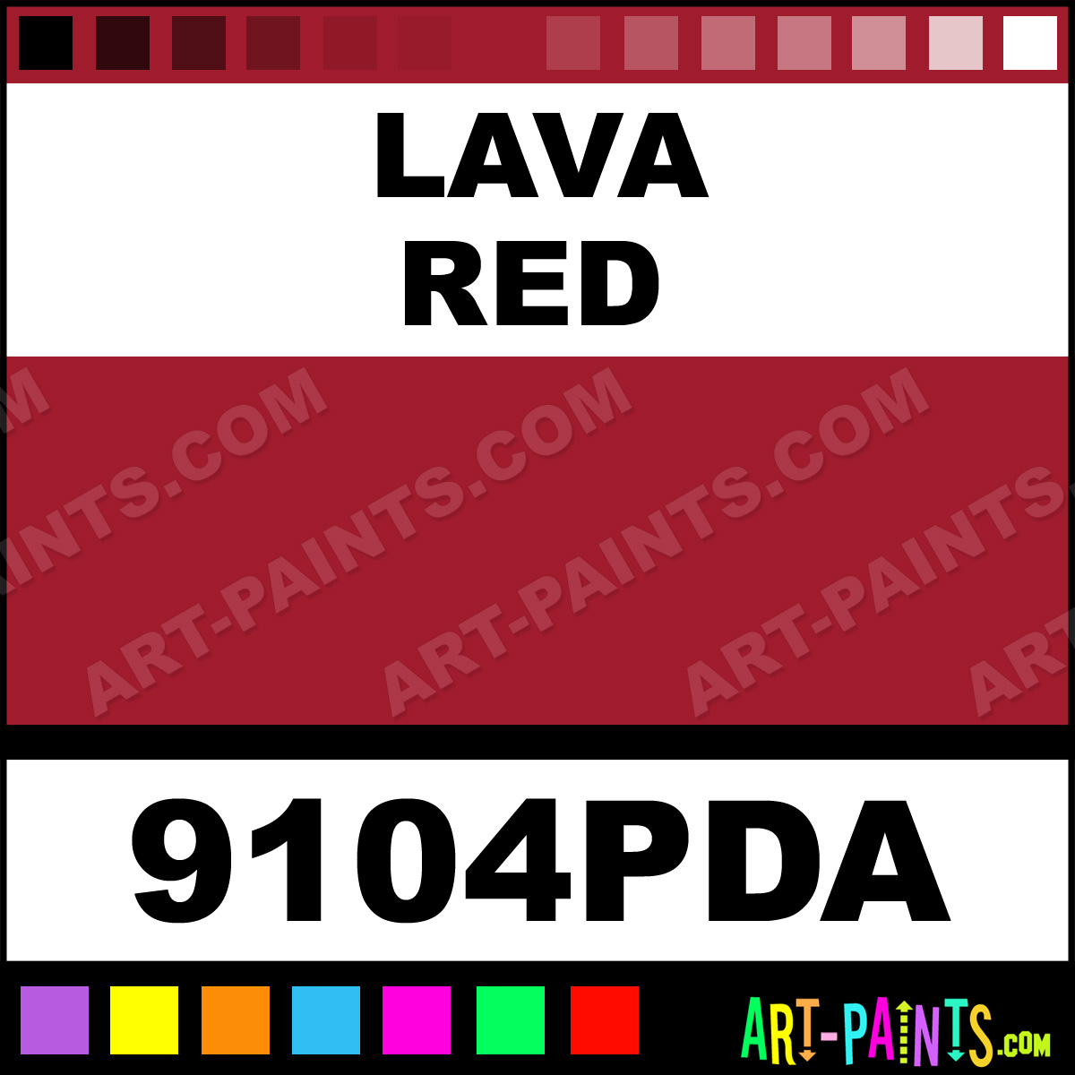 Lava Red Ink Ink Paints - 9104PDA - Red Lava Red Color, VooDoo Ink A01B2C - Art-Paints.com