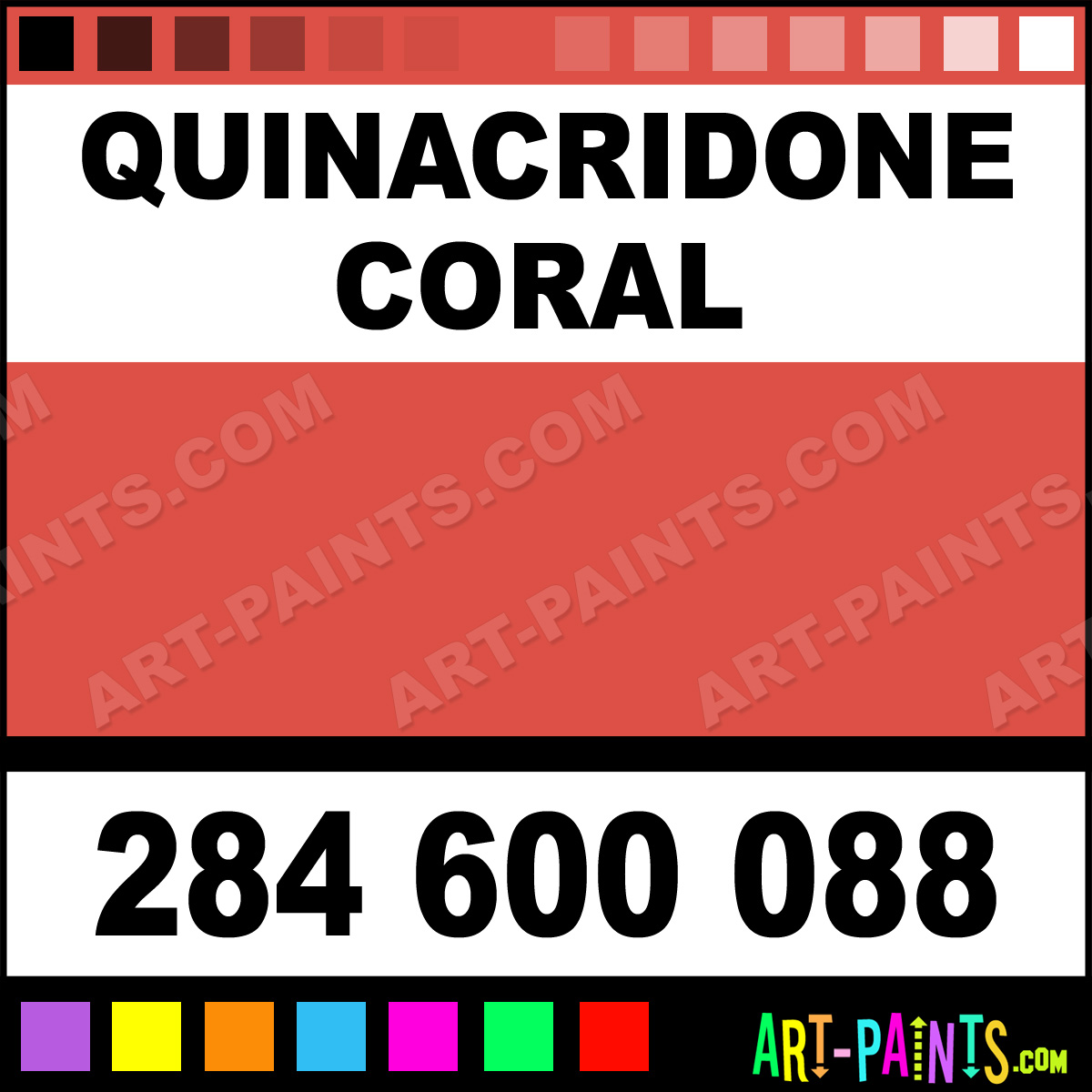 Quinacridone Coral Extra Fine Watercolor Paints 284 600 088