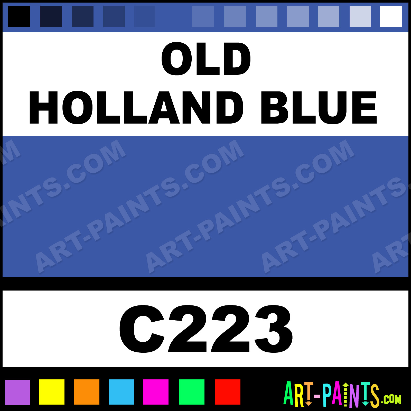 Old Holland Color Chart